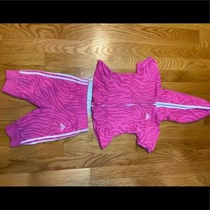 ADIDAS 2 PIECE SET SIZE 24months Pink